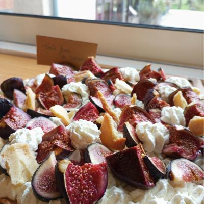 Tarte au figue restaurant Bistrot du Grand Liot 