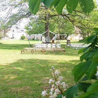 Céremonie de mariage à l'extérieur