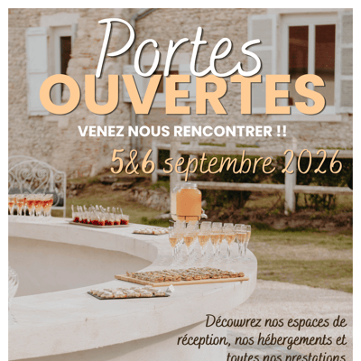 Porte ouverte septembre 2026 visite sans rdv et gratuite hebergement salle reception salle reunion 2h de paris rayon de sologne