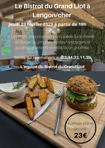 Affiche soiree burger